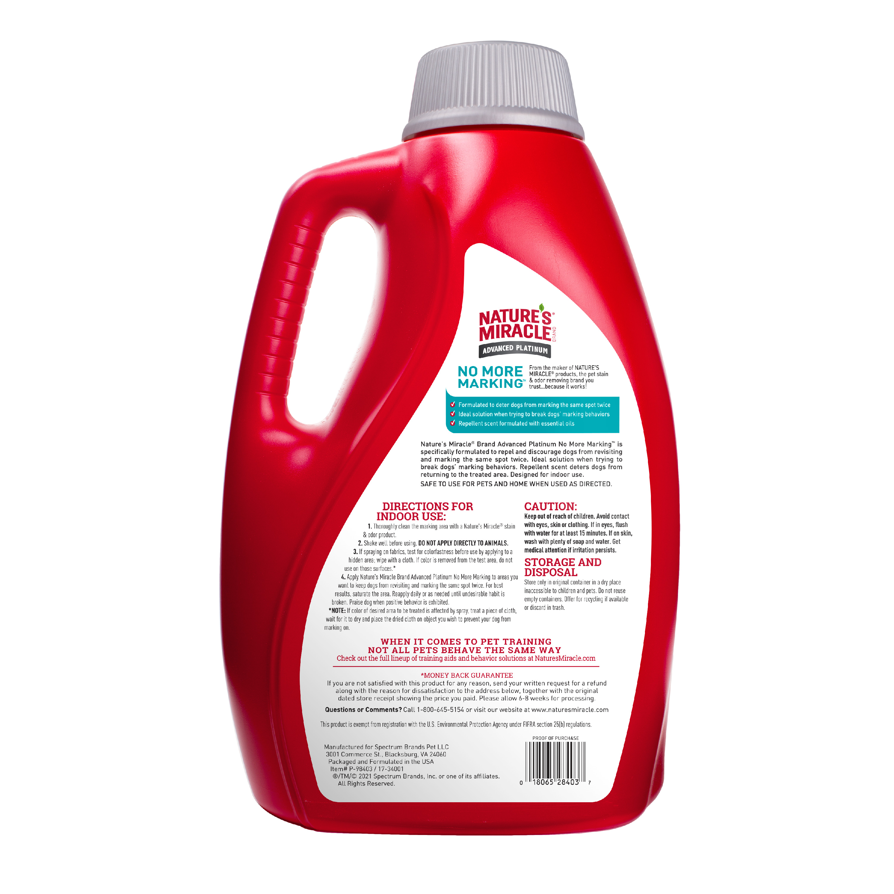 Nature's miracle no more best sale marking stain & odor remover